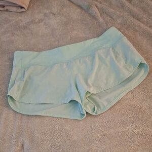 Lululemon Mint Colored Shorts